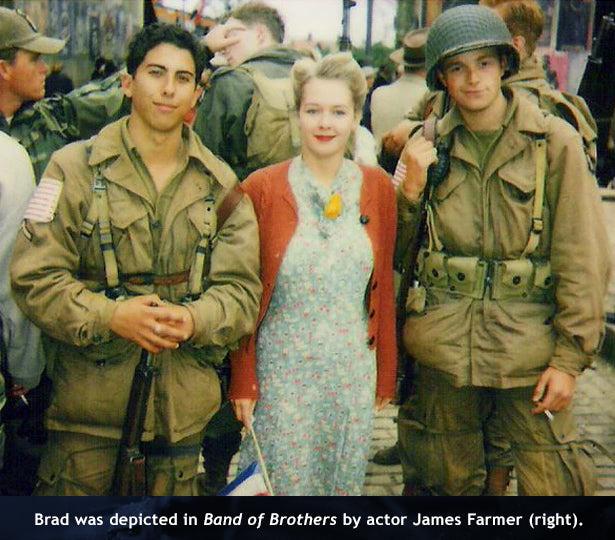 Brad Freeman in Band of Brothers