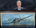 George HW Bush with the original painting
