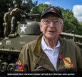 Sherman tank gunner Clarence Smoyer