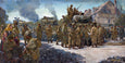 Dick Winters with Sherman tanks on D-Day art print