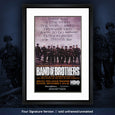 Band of Brothers autographed movie poster
