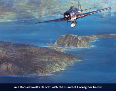 George Bush TBM Avenger aviation art print by John D. Shaw – ValorStudios