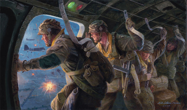 101st Airborne paratroopers on D-Day
