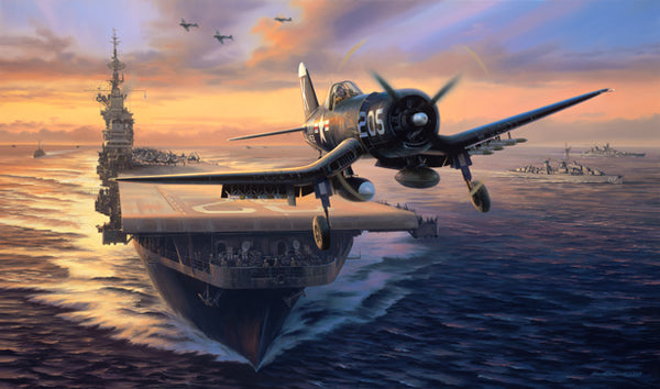 Falcons Over Iwo by Gareth Hector