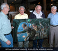 Easy Company veterans gather with painting