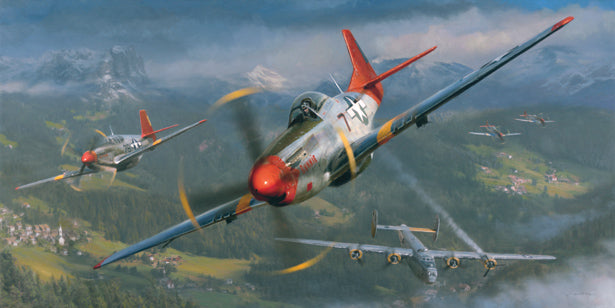 Tuskegee Airmen P-51 Mustang art print