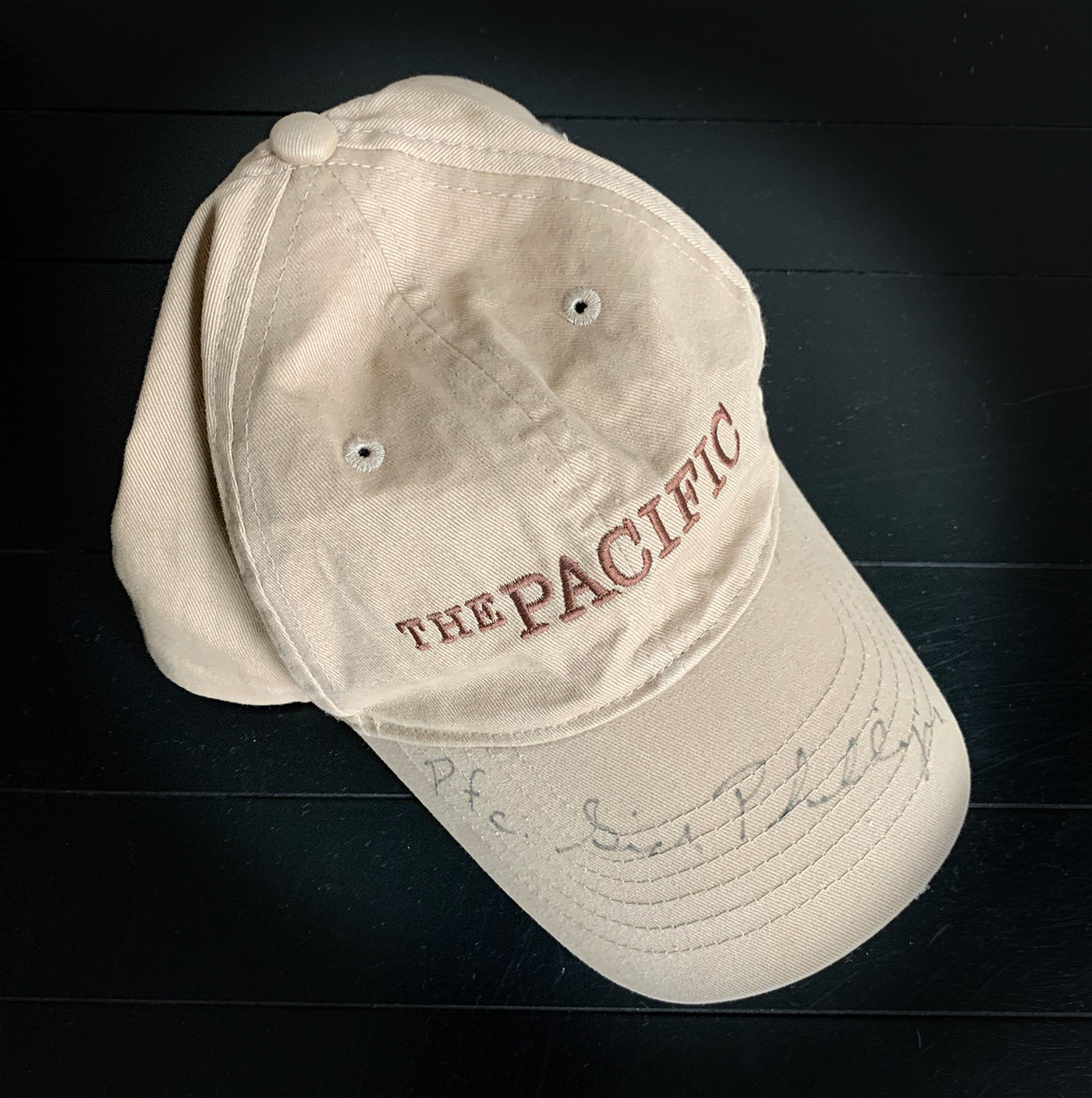 "The Pacific" Hat Signed Over Brim