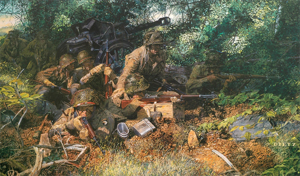 "Silencing the Guns" Canvas Giclee