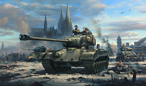 T26E3 Pershing Eagle 7 in Cologne art print 