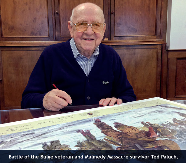 Battle of the Bulge veteran Ted Paluch