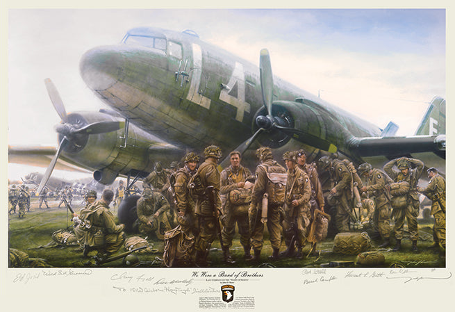 Dick Winters signed "We Were a Band of Brothers"